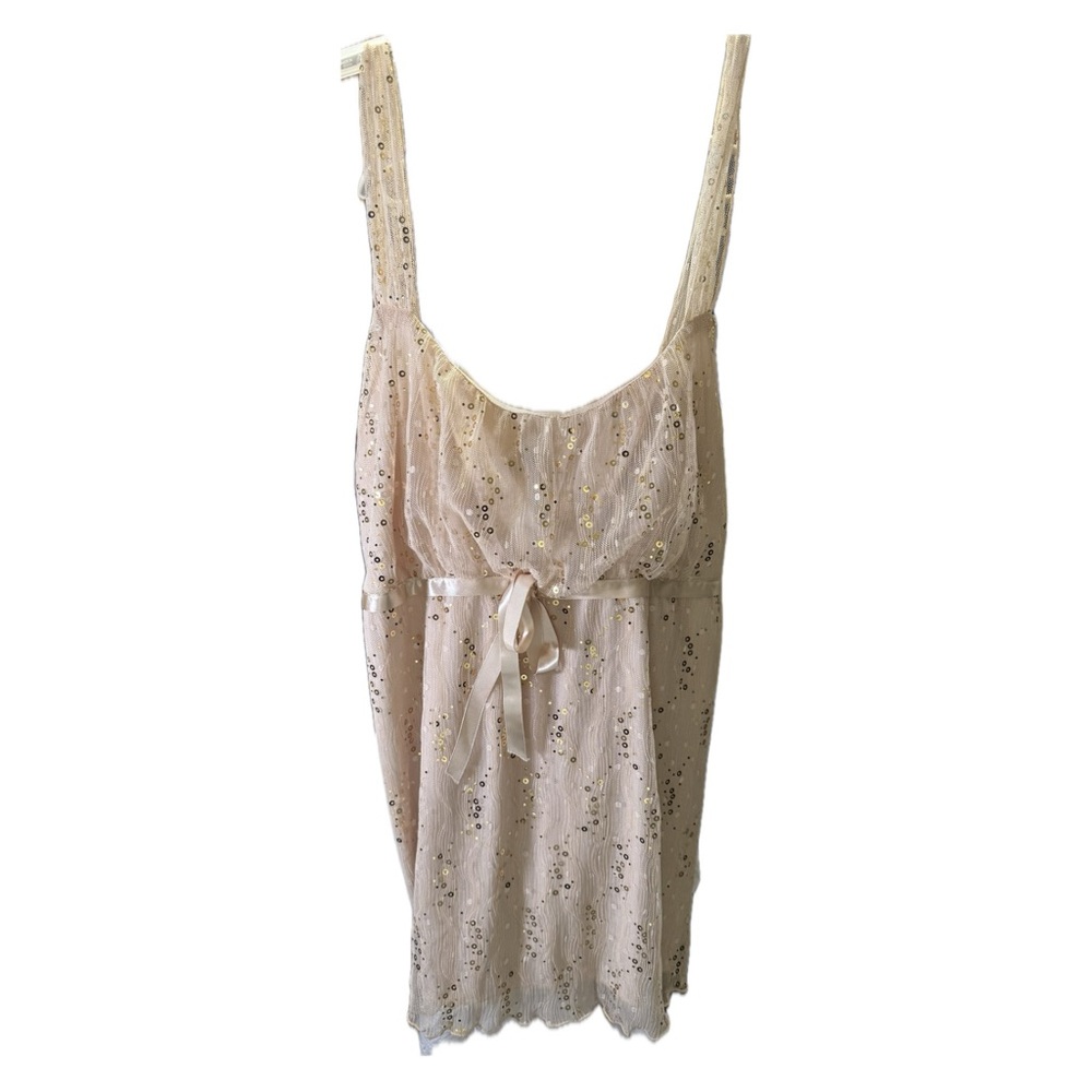 Studio 1940 Elegant Gold lined Sequin Camisole Women’s 24